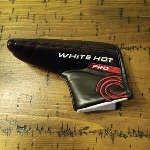 Odyssey White Hot Pro Blade Putter Headcover Black Red Magnetic Closure Golf r3